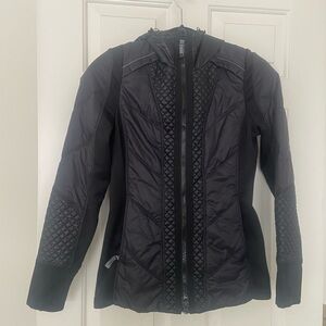 Athleta Black Quilted Puffer Jacket